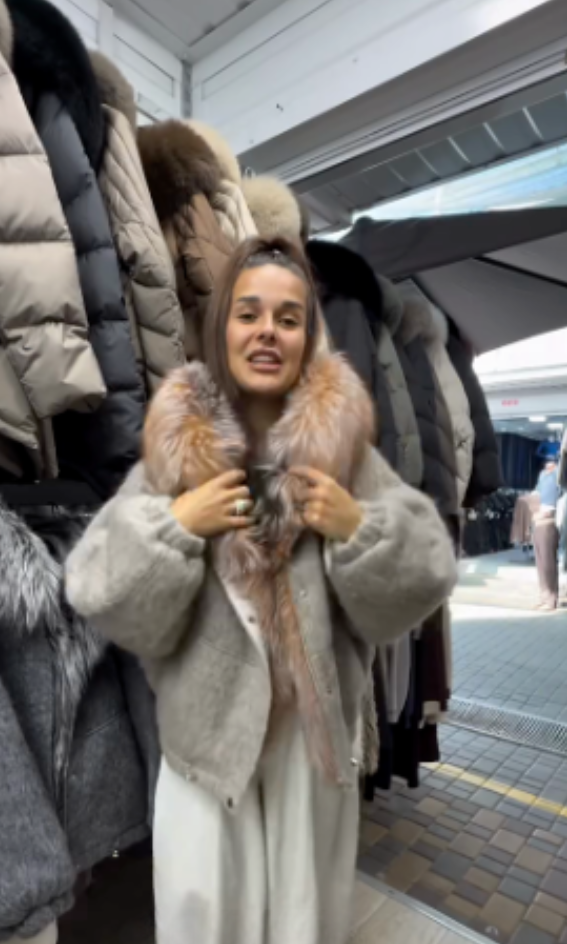 Two-tone suede jacket