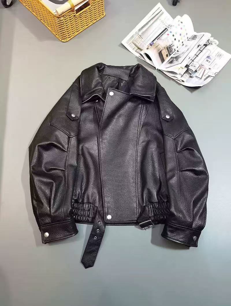 FAUX LEATHER JACKET