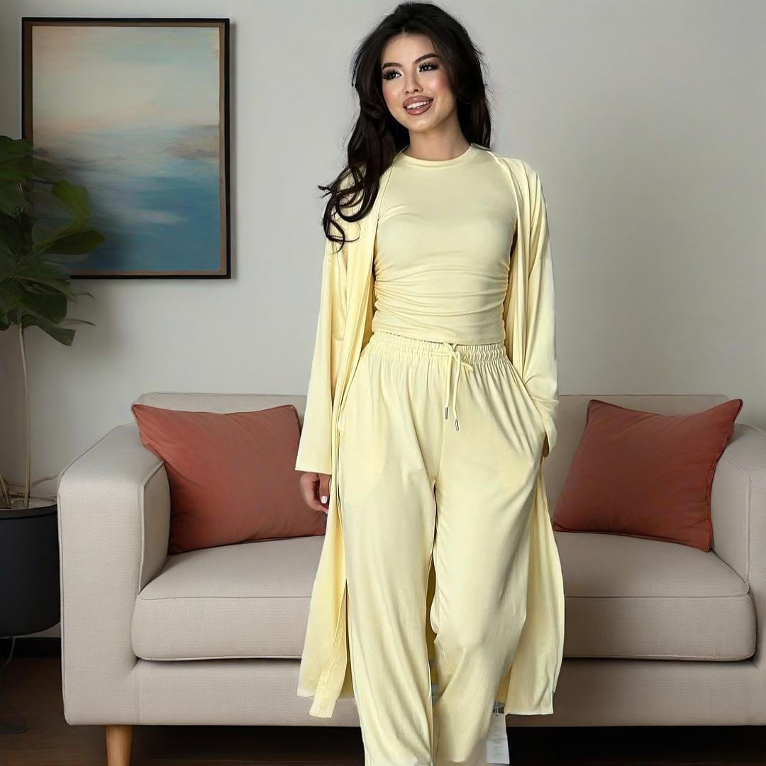 Chic Oversized Knit Suit