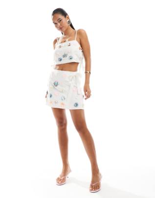 Linen Look 3D Embellishment Mini Set