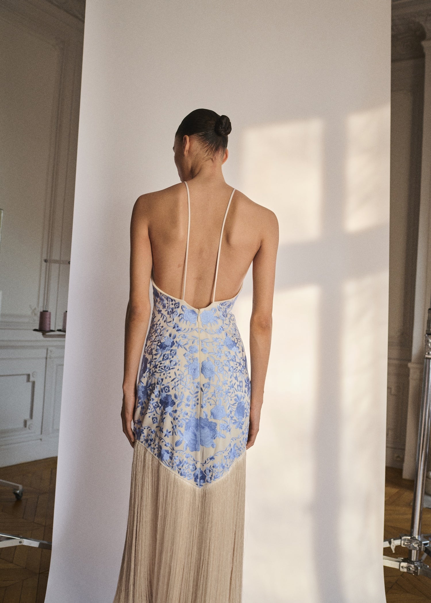 Resort Tassel Jacquard Dress