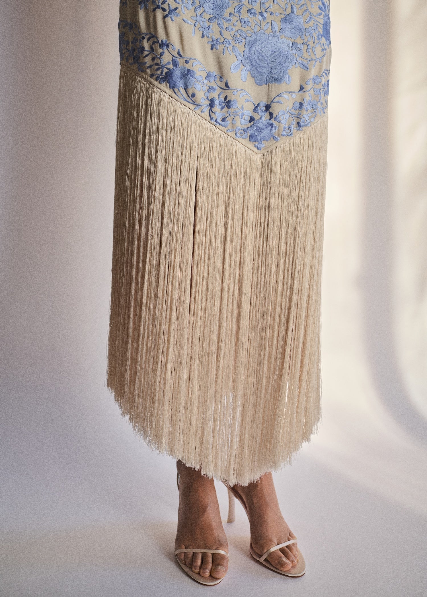 Resort Tassel Jacquard Dress