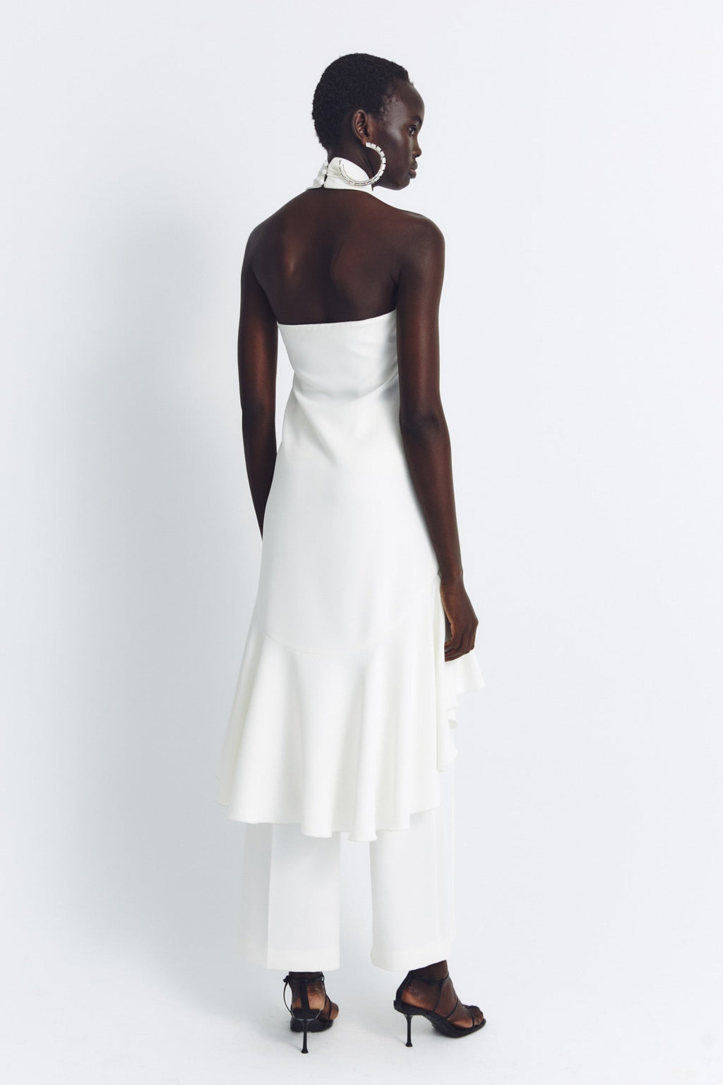 Backless Maxi Top Wide Leg Pants Set